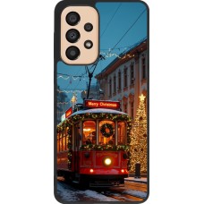 Coque Samsung Galaxy A33 5G - Silicone rigide noir Christmas 25 Xmas Train