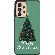 Coque Samsung Galaxy A33 5G - Silicone rigide noir Christmas 25 Xmas Tree