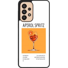 Samsung Galaxy A33 5G Case Hülle - Silikon schwarz Cocktail Rezept Aperol Spritz