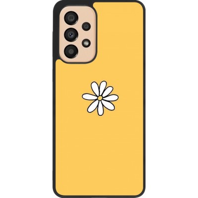 Coque Samsung Galaxy A33 5G - Silicone rigide noir Easter 2023 daisy