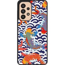 Samsung Galaxy A33 5G Case Hülle - Silikon schwarz Easter 2023 japanese fish