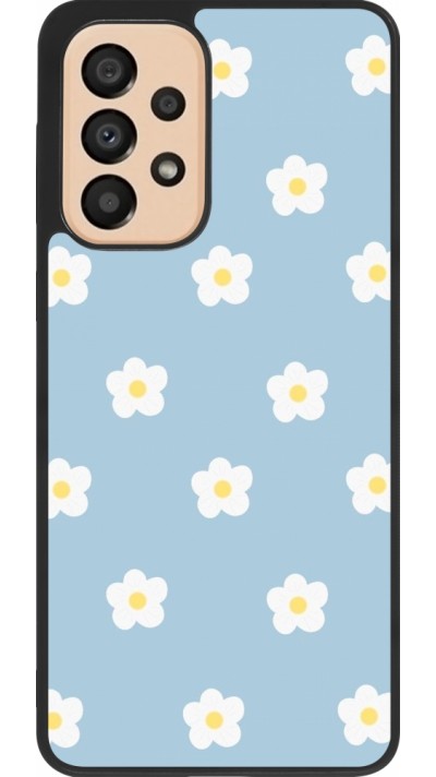 Samsung Galaxy A33 5G Case Hülle - Silikon schwarz Easter 2024 daisy flower