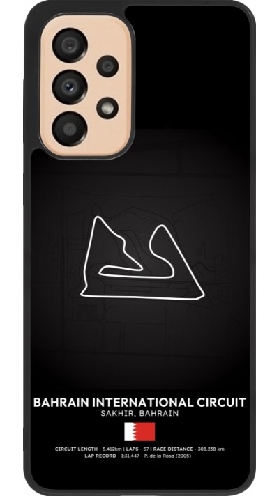 Coque Samsung Galaxy A33 5G - Silicone rigide noir F1 Track 2025 Bahrain