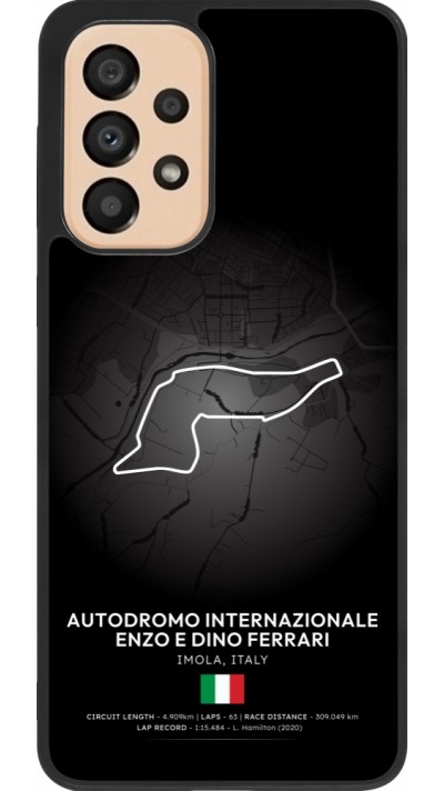 Coque Samsung Galaxy A33 5G - Silicone rigide noir F1 Track 2025 Emilia-Rogmana