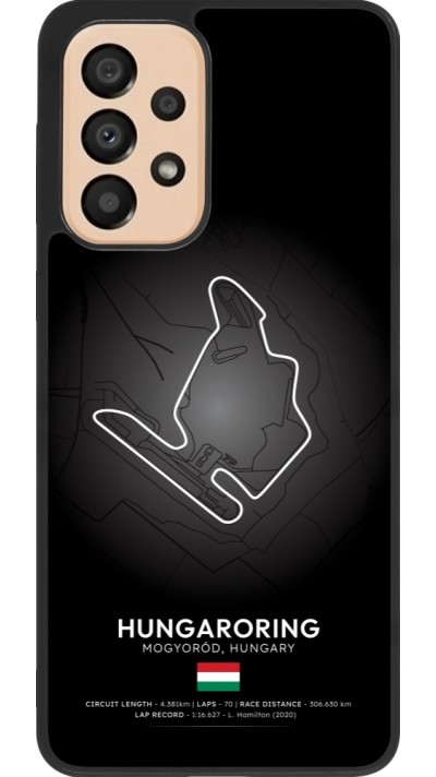 Coque Samsung Galaxy A33 5G - Silicone rigide noir F1 Track 2025 Hungary