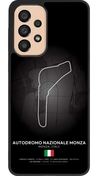 Coque Samsung Galaxy A33 5G - Silicone rigide noir F1 Track 2025 Italy