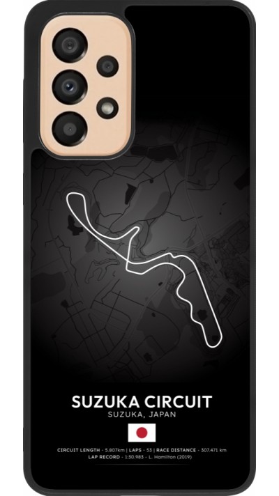 Coque Samsung Galaxy A33 5G - Silicone rigide noir F1 Track 2025 Japan