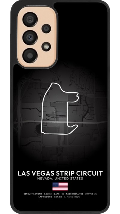 Coque Samsung Galaxy A33 5G - Silicone rigide noir F1 Track 2025 Las Vegas