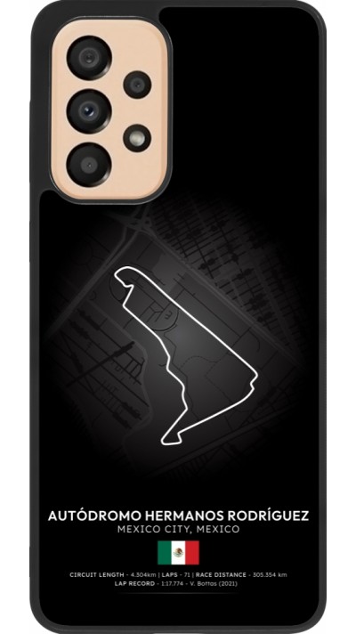 Coque Samsung Galaxy A33 5G - Silicone rigide noir F1 Track 2025 Mexico