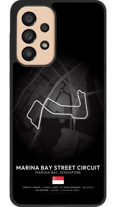 Coque Samsung Galaxy A33 5G - Silicone rigide noir F1 Track 2025 Singapore