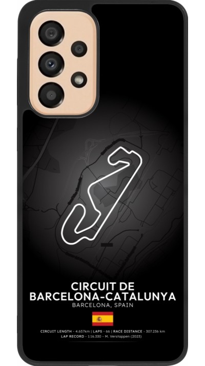 Coque Samsung Galaxy A33 5G - Silicone rigide noir F1 Track 2025 Spain