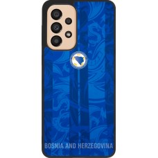Samsung Galaxy A33 5G Case Hülle - Silikon schwarz Bosnien und Herzegowina 2026 personalisierbares Fussballtrikot