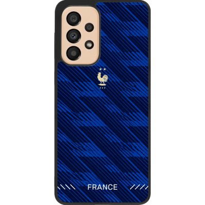 Samsung Galaxy A33 5G Case Hülle - Silikon schwarz Frankreich 2026 personalisierbares Fussballtrikot