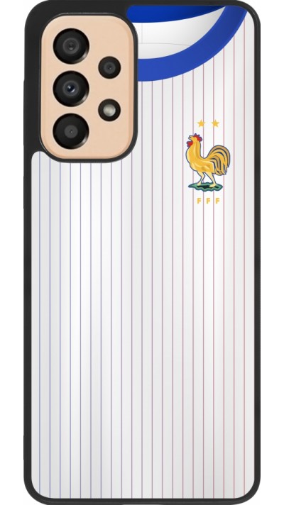 Samsung Galaxy A33 5G Case Hülle - Silikon schwarz Frankreich Away personalisierbares Fussballtrikot Samsung Galaxy A33 5G Case Hülle - Silikon schwarz Frankreich Away personalisierbares Fussballtrikot