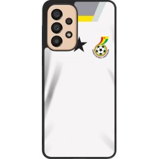 Samsung Galaxy A33 5G Case Hülle - Silikon schwarz Ghana 2022 personalisierbares Fussballtrikot