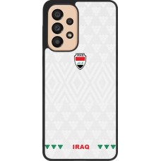 Samsung Galaxy A33 5G Case Hülle - Silikon schwarz Irak 2026 personalisierbares Fussballtrikot