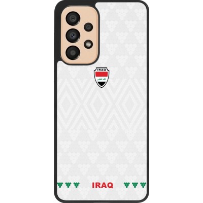 Samsung Galaxy A33 5G Case Hülle - Silikon schwarz Irak 2026 personalisierbares Fussballtrikot
