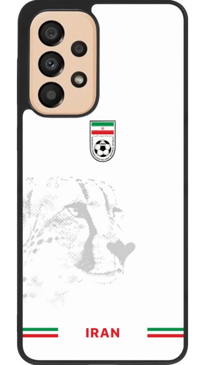 Samsung Galaxy A33 5G Case Hülle - Silikon schwarz Iran 2026 personalisierbares Fussballtrikot