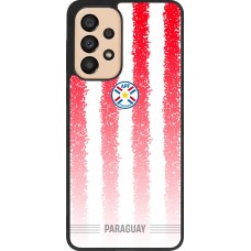 Coque Samsung Galaxy A33 5G - Silicone rigide noir Maillot de football Paraguay 2026 personnalisable