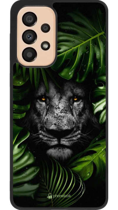 Hülle Samsung Galaxy A33 5G - Silikon schwarz Forest Lion