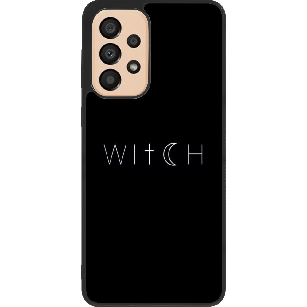 Samsung Galaxy A33 5G Case Hülle - Silikon schwarz Halloween 22 witch word
