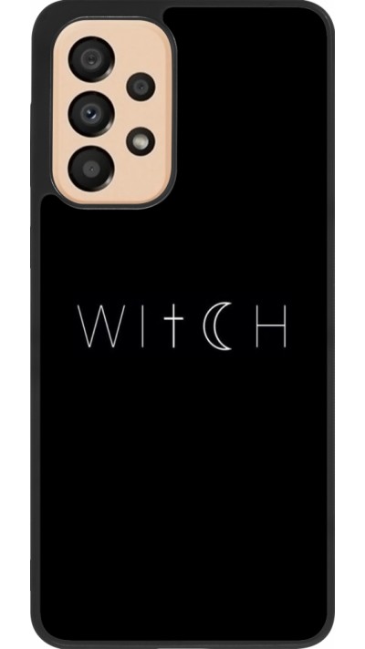 Coque Samsung Galaxy A33 5G - Silicone rigide noir Halloween 22 witch word