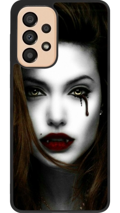 Coque Samsung Galaxy A33 5G - Silicone rigide noir Halloween 2023 gothic vampire