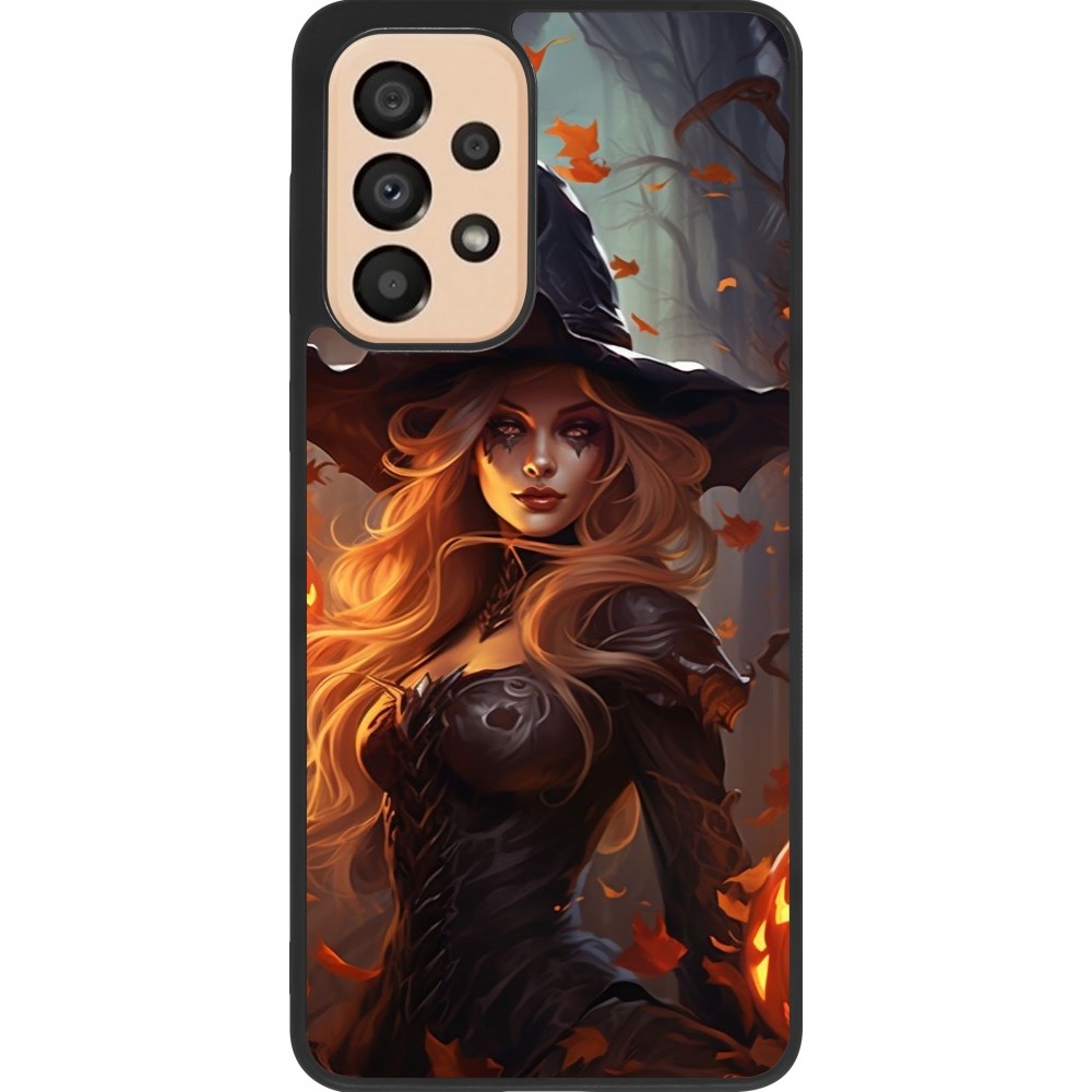 Samsung Galaxy A33 5G Case Hülle - Silikon schwarz Halloween 2024 sexy witch