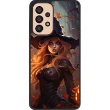 Samsung Galaxy A33 5G Case Hülle - Silikon schwarz Halloween 2024 sexy witch