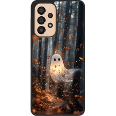 Coque Samsung Galaxy A33 5G - Silicone rigide noir Halloween 2025 Ghost in the forest