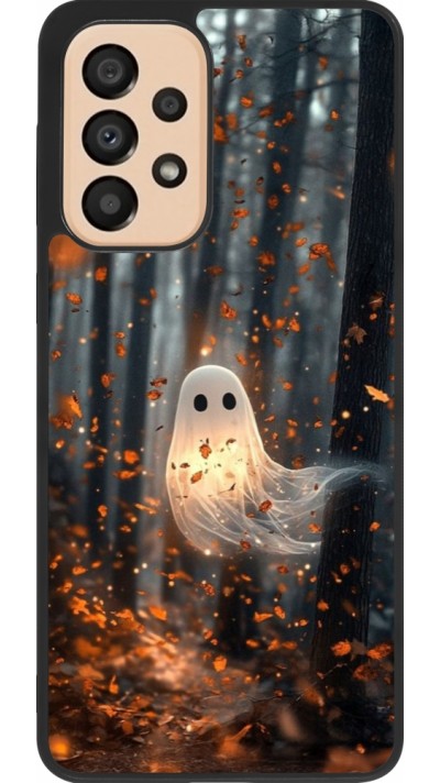 Coque Samsung Galaxy A33 5G - Silicone rigide noir Halloween 2025 Ghost in the forest