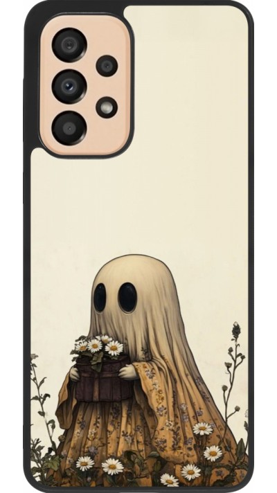Coque Samsung Galaxy A33 5G - Silicone rigide noir Halloween 2025 Ghost gardener
