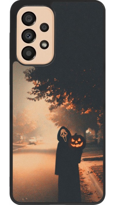 Coque Samsung Galaxy A33 5G - Silicone rigide noir Halloween 2025 Scream