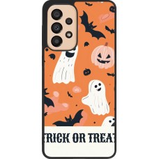Coque Samsung Galaxy A33 5G - Silicone rigide noir Halloween 2025 Trick or treat