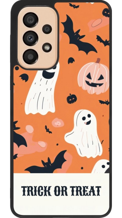 Samsung Galaxy A33 5G Case Hülle - Silikon schwarz Halloween 2025 Trick treat Samsung Galaxy A33 5G Case Hülle - Silikon schwarz Halloween 2025 Trick treat