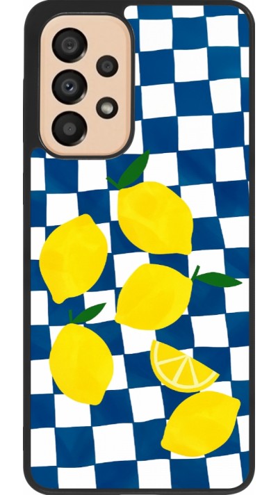 Coque Samsung Galaxy A33 5G - Silicone rigide noir Illustration lemons 2026