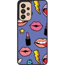 Samsung Galaxy A33 5G Case Hülle - Silikon schwarz Lips and lipgloss