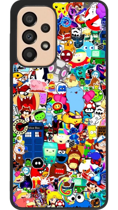 Hülle Samsung Galaxy A33 5G - Silikon schwarz Mixed cartoons