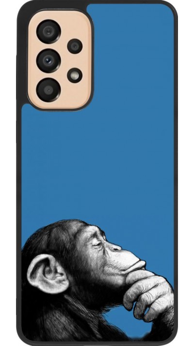 Hülle Samsung Galaxy A33 5G - Silikon schwarz Monkey Pop Art