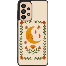 Coque Samsung Galaxy A33 5G - Silicone rigide noir Half moon stamp 2026