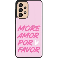 Coque Samsung Galaxy A33 5G - Silicone rigide noir More amor porfavor