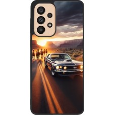 Samsung Galaxy A33 5G Case Hülle - Silikon schwarz Mustang 69 Grand Canyon