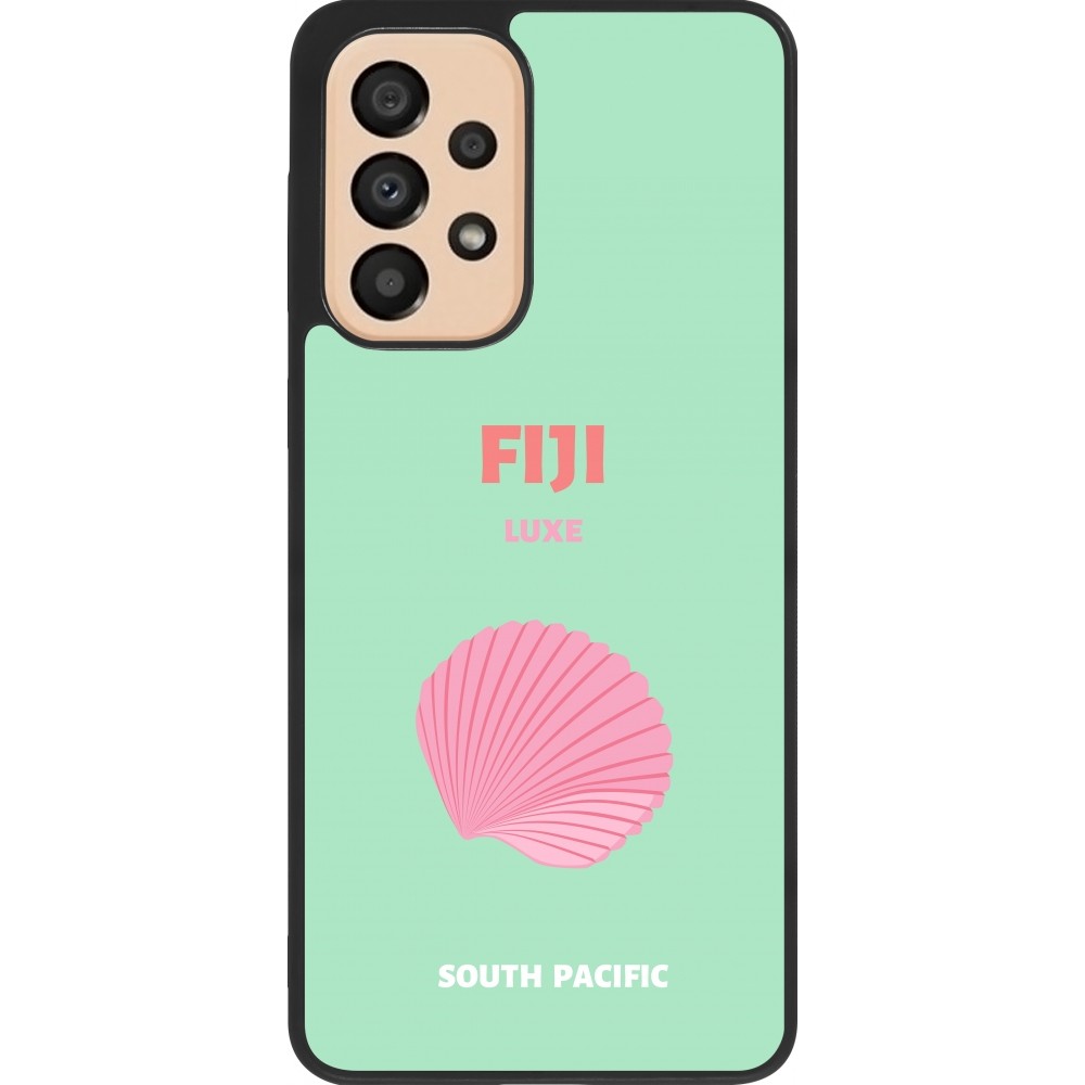 Samsung Galaxy A33 5G Case Hülle - Silikon schwarz Pop Summer Destination Fiji