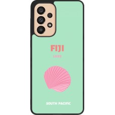 Samsung Galaxy A33 5G Case Hülle - Silikon schwarz Pop Summer Destination Fiji