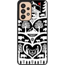 Coque Samsung Galaxy A33 5G - Silicone rigide noir Poya Suisse 2 noir