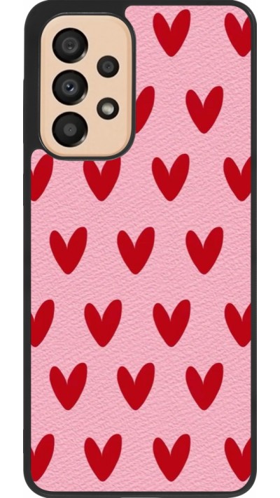 Coque Samsung Galaxy A33 5G - Silicone rigide noir Saint Valentines Day 26 Pattern heart