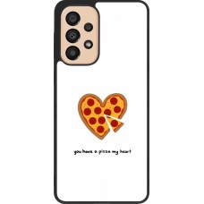 Coque Samsung Galaxy A33 5G - Silicone rigide noir Saint Valentines Day 26 You have my pizza heart