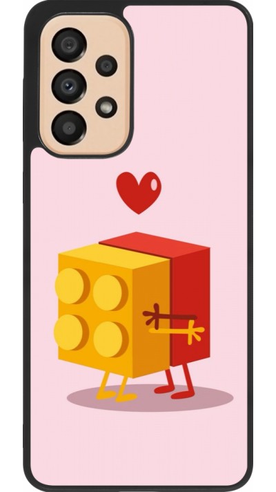 Coque Samsung Galaxy A33 5G - Silicone rigide noir Saint Valentines Day 26 Puzzle