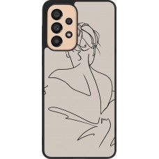 Coque Samsung Galaxy A33 5G - Silicone rigide noir Salnikova 05