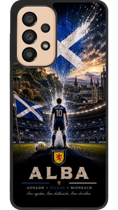 Samsung Galaxy A33 5G Case Hülle - Silikon schwarz Fussball Schottland splash 2026